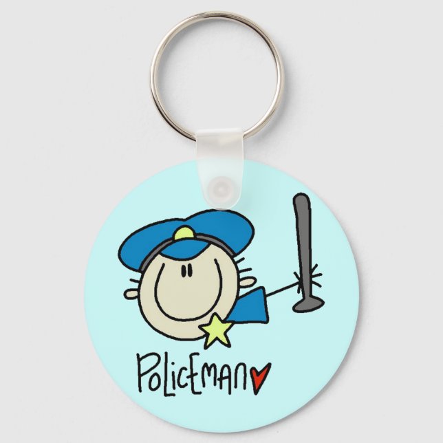 Chaveiro Ocupação de Policial (Frente)