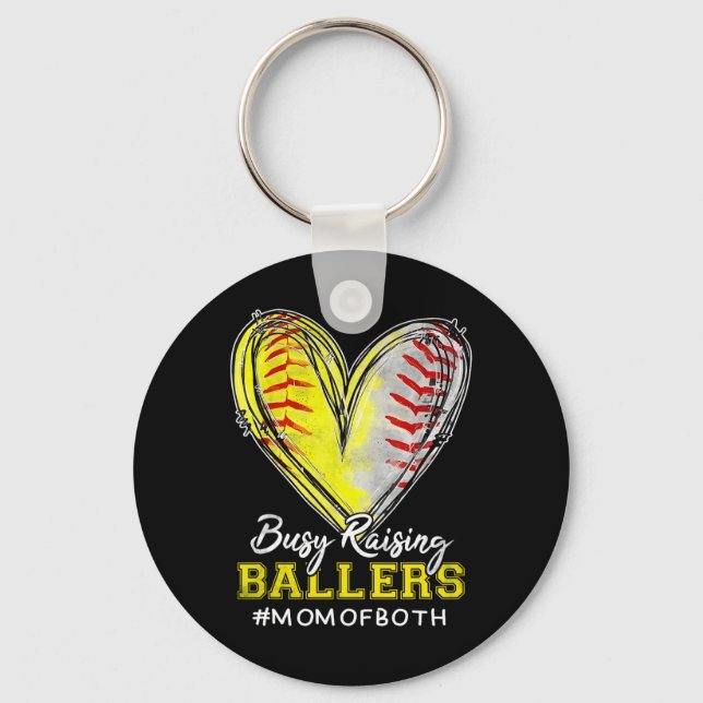 Chaveiro Ocupado Raising Llers Coração Mãe De Ambos Os Soft (Frente)