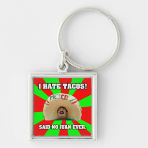 Chaveiro Odeio Tacos