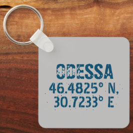 Chaveiro Odessa Ucrânia Latitude & Longitude Afastada
