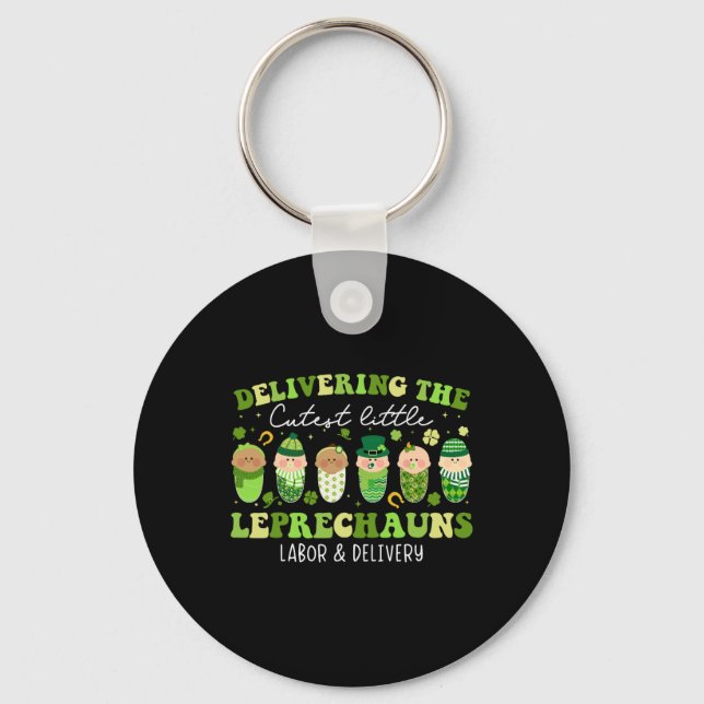 Chaveiro Oferecendo Pequenos Lepreches De Mão De Obra E Rua (Frente)