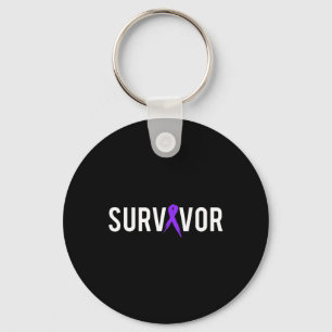 Chaveiro Oferta de Design de Sobrevivência do câncer de pân
