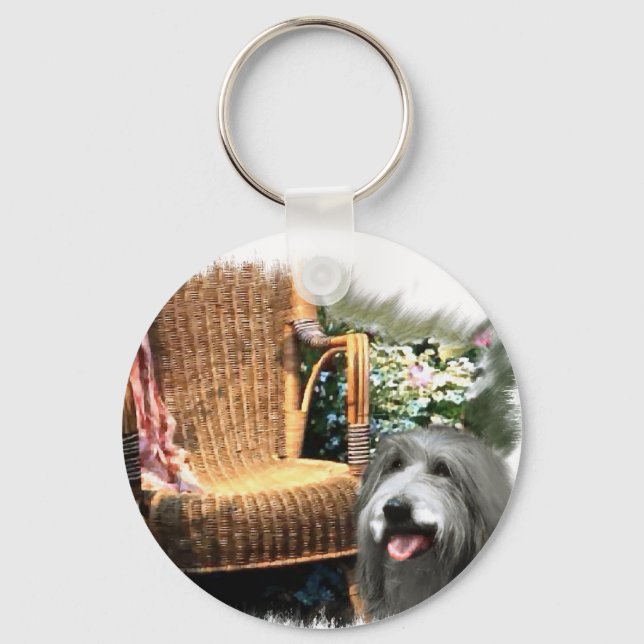 Chaveiro Ofertas de Arte Collie (Frente)