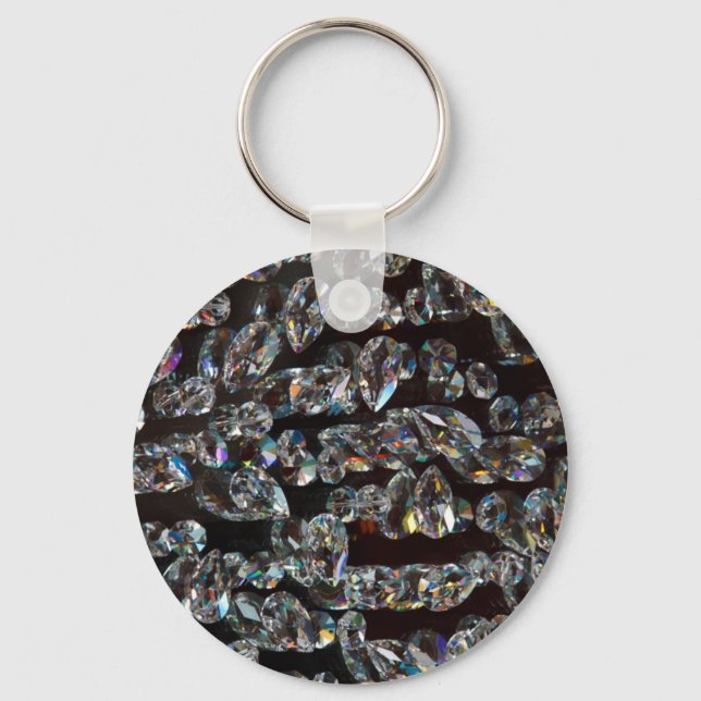 Chaveiro Ofertas de padrão de Abstrato de cristal de diaman (Frente)