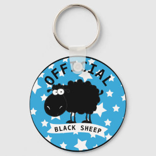 Chaveiro Official Funny Black Sheep Keychain
