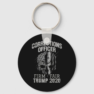 Chaveiro Oficial de Correções Trump Linha Prata Fina Oficia