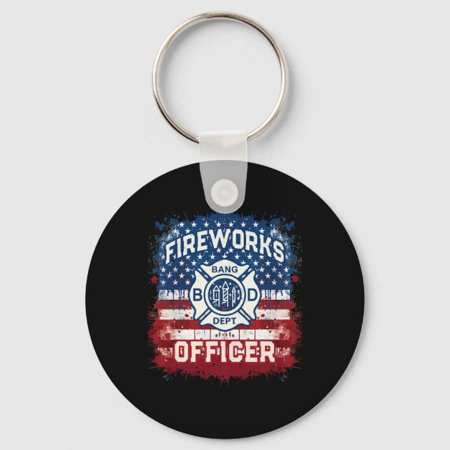 Chaveiro Oficial De Segurança Pyro Te (Frente)