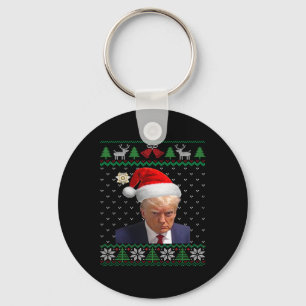 Chaveiro Oficial Donald Trump Mug Shot No Natal Feio