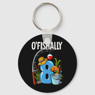 Chaveiro O'fishally 8 Anos de Idade 8º Aniversário de Pesca