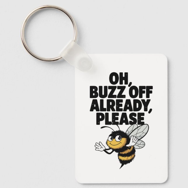 Chaveiro Oh, Buzz Já Desaparece - Bebê Engraçado (Frente)