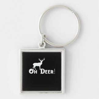 Chaveiro Oh Deer Estilo Gráfico Limpo