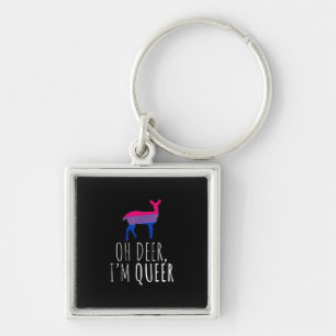 Chaveiro Oh Deer Queer Orgulho Bissexual Orgulho Gay Lésbic