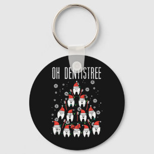 Chaveiro Oh Dentistree Árvore de Natal Dentes Odontologia D