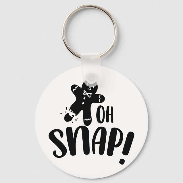 Chaveiro Oh Snap Cookie Natal (Frente)