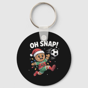 Chaveiro Oh Snap Homemem de Neve de Natal Futebol Menino