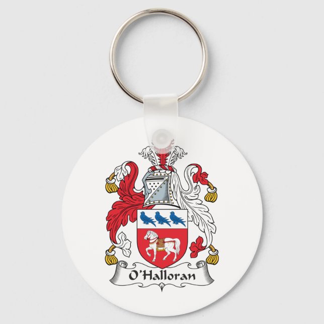 Chaveiro O'Halloran Family Crest (Frente)