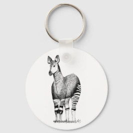 Chaveiro Okapi Art Keyring