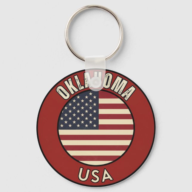 Chaveiro Oklahoma Estados Unidos da América (Frente)