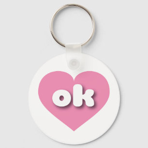 Chaveiro Oklahoma Pink Heart - amor