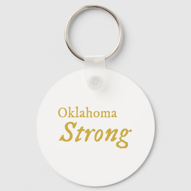 Chaveiro Oklahoma Strong (Frente)