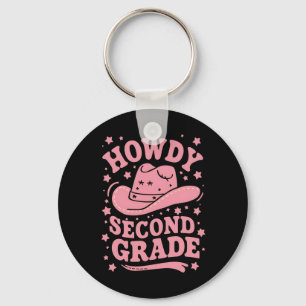 Chaveiro Olá 2ª Série Cowboy Cowgirl De Volta à Escola