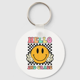 Chaveiro Olá 2ª Série Hippie Sorriso Face Ck Para a Escola