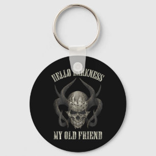 Chaveiro Olá Escuridão Meu Velho Amigo Demon Skull Hall