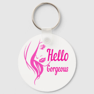 Chaveiro Olá Linda Senhora Adorável Típica de Desenho de Ro