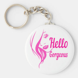 Chaveiro Olá Linda Senhora Adorável Típica de Desenho de Ro