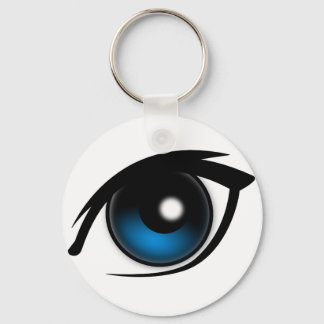 Chaveiro Olho azul de desenho