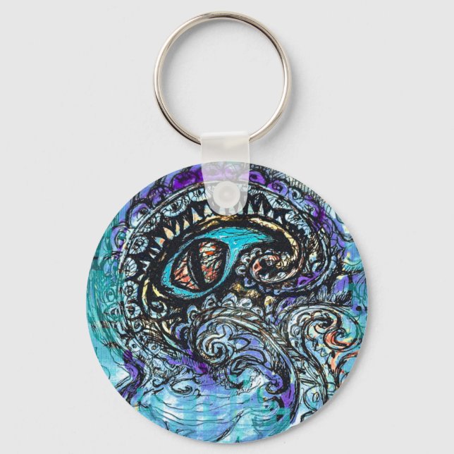Chaveiro Olho de um Monstro do Mar (Frente)