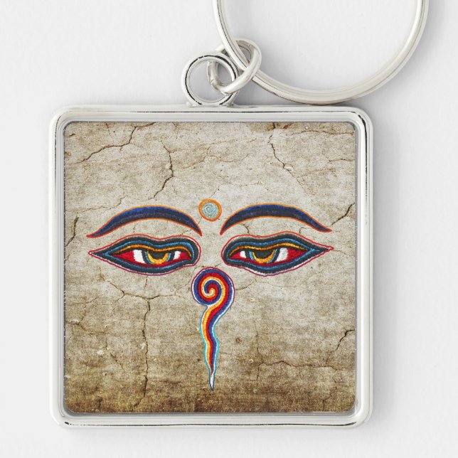Chaveiro Olhos De Buda/Augen der Weisheit | antigo (Frente)