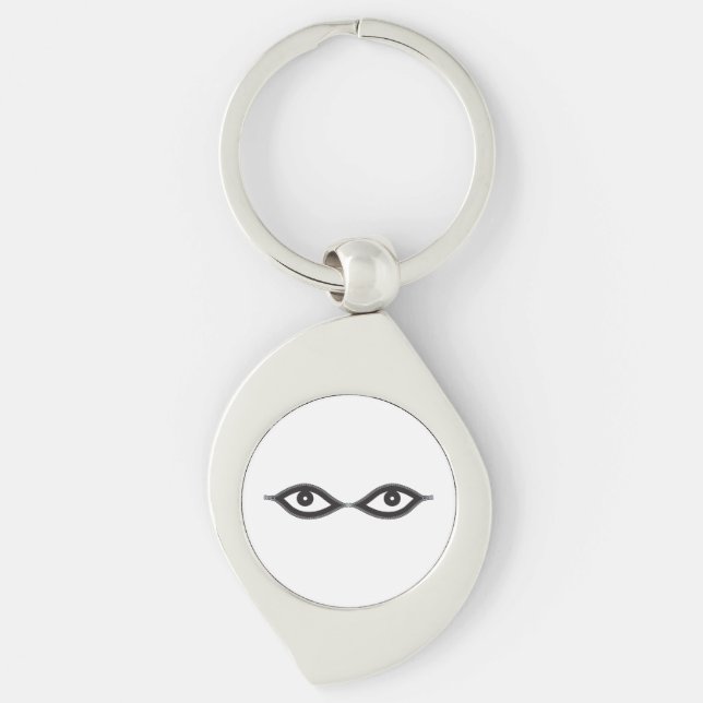 Chaveiro Olhos de Zipper (Frente)