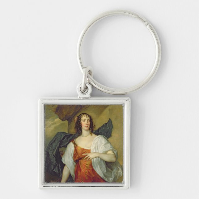 Chaveiro Olivia, esposa do porteiro de Endymion, c.1637 (Frente)