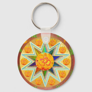 Chaveiro OM Mantra : CHANT Loud GAYATRI, em Heart SAVITRI