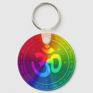 Chaveiro Om Rainbow Design