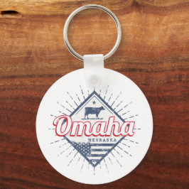 Chaveiro Omaha City Nebraska Estados Unidos Vintage EUA