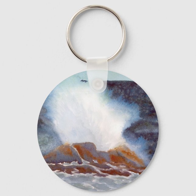 Chaveiro Onda Oceânica (Frente)