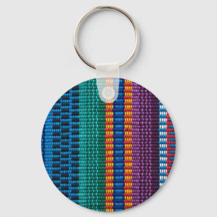 Chaveiro Onda tradicional de tecido da Guatemala