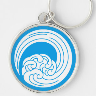 Chaveiro Ondas em espiral