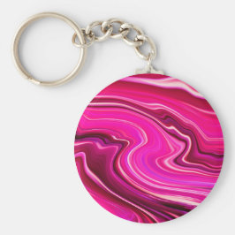 Chaveiro Ondas rosa e roxa