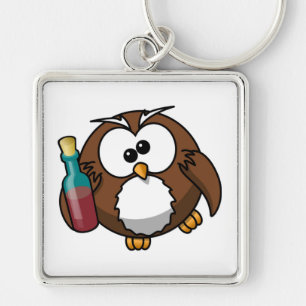 CHAVEIRO "ONDE ESTÁ A FESTA?" BEBADO OWL