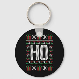 Chaveiro Onde Está Minha Ho Funny Camisola Feia de Natal Cr