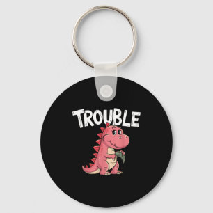 Chaveiro Onde Eu Vou o Problema Segue Eu Sou Problema Dinos