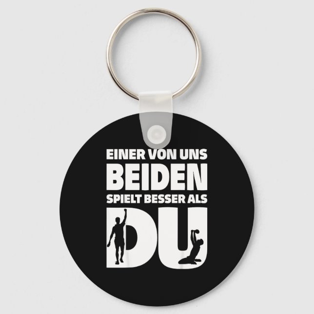 Chaveiro One Of Us Both Plays Better Than You Table Tennis  (Frente)