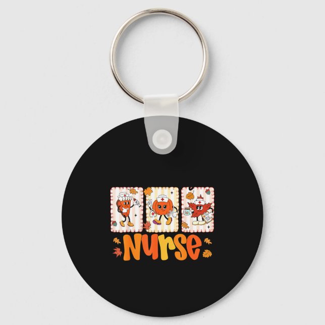 Chaveiro One Thankful Nurse Thanksgiving Turkey Day Nurse G (Frente)