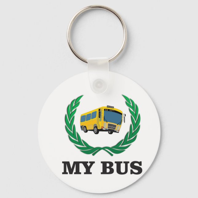 Chaveiro ônibus amarelo (Frente)