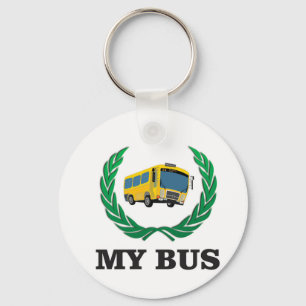 Chaveiro ônibus amarelo meu