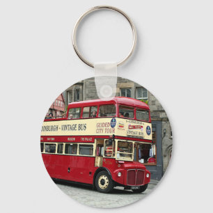 Chaveiro Ônibus de excursão de Edimburgo do vintage,
