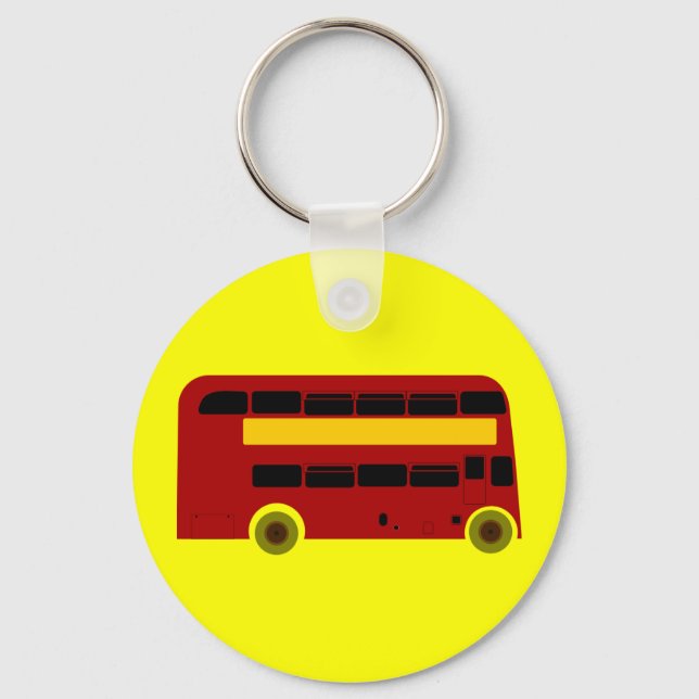 Chaveiro Ônibus dobro da plataforma (Frente)